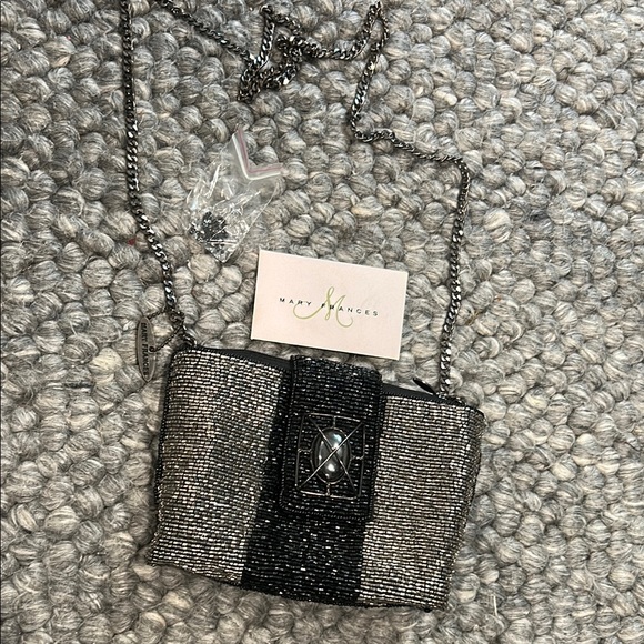 NEW DEADSTOCK Mary Frances Two Toned Sequenced Evening Bag - Picture 1 of 14